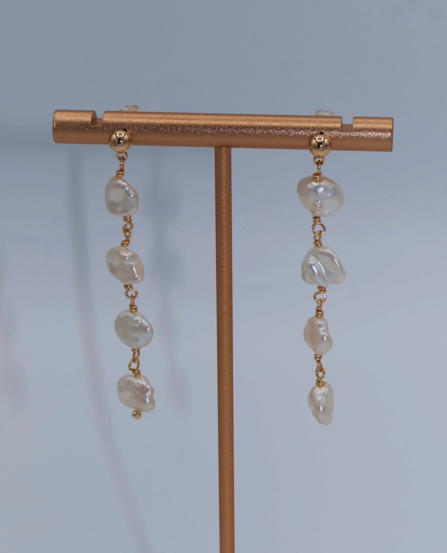 Aurora Keshi Pearl Baroque Dangle Earrings