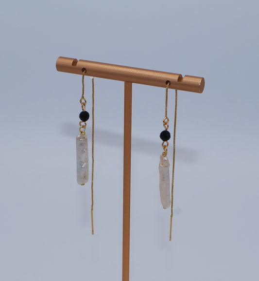 Cleo Baroque Pearl Drop Earrings