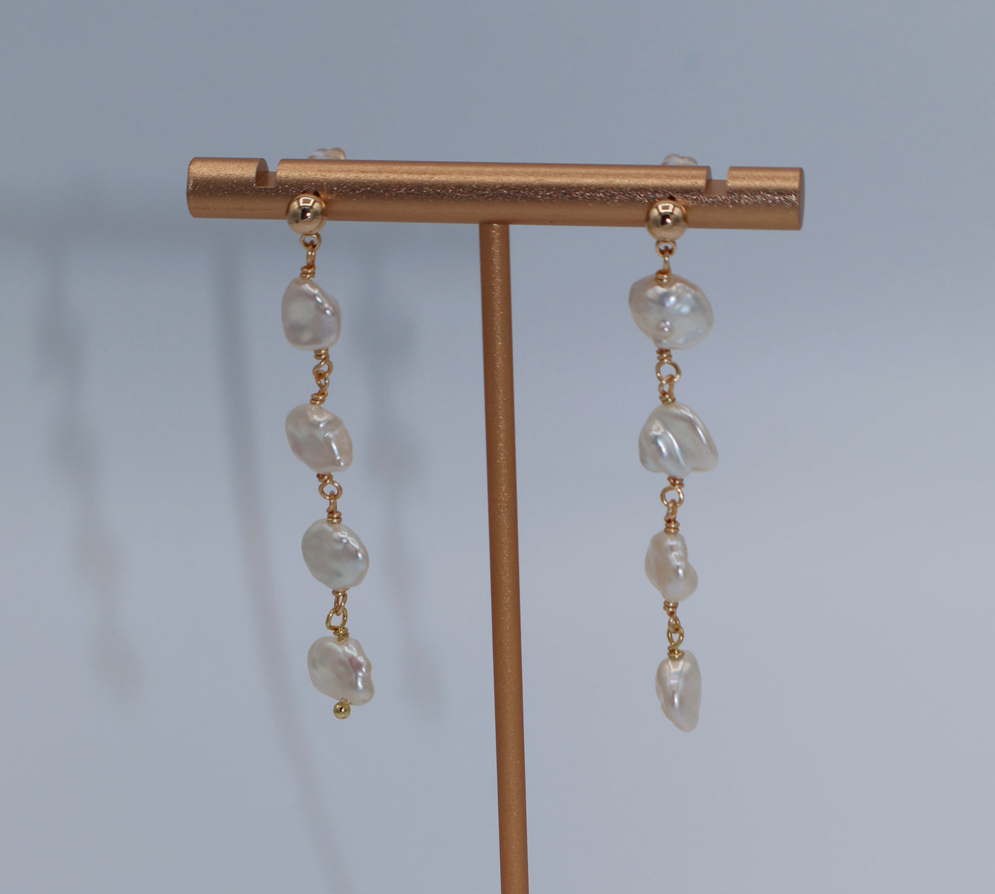Aurora Keshi Pearl Baroque Dangle Earrings