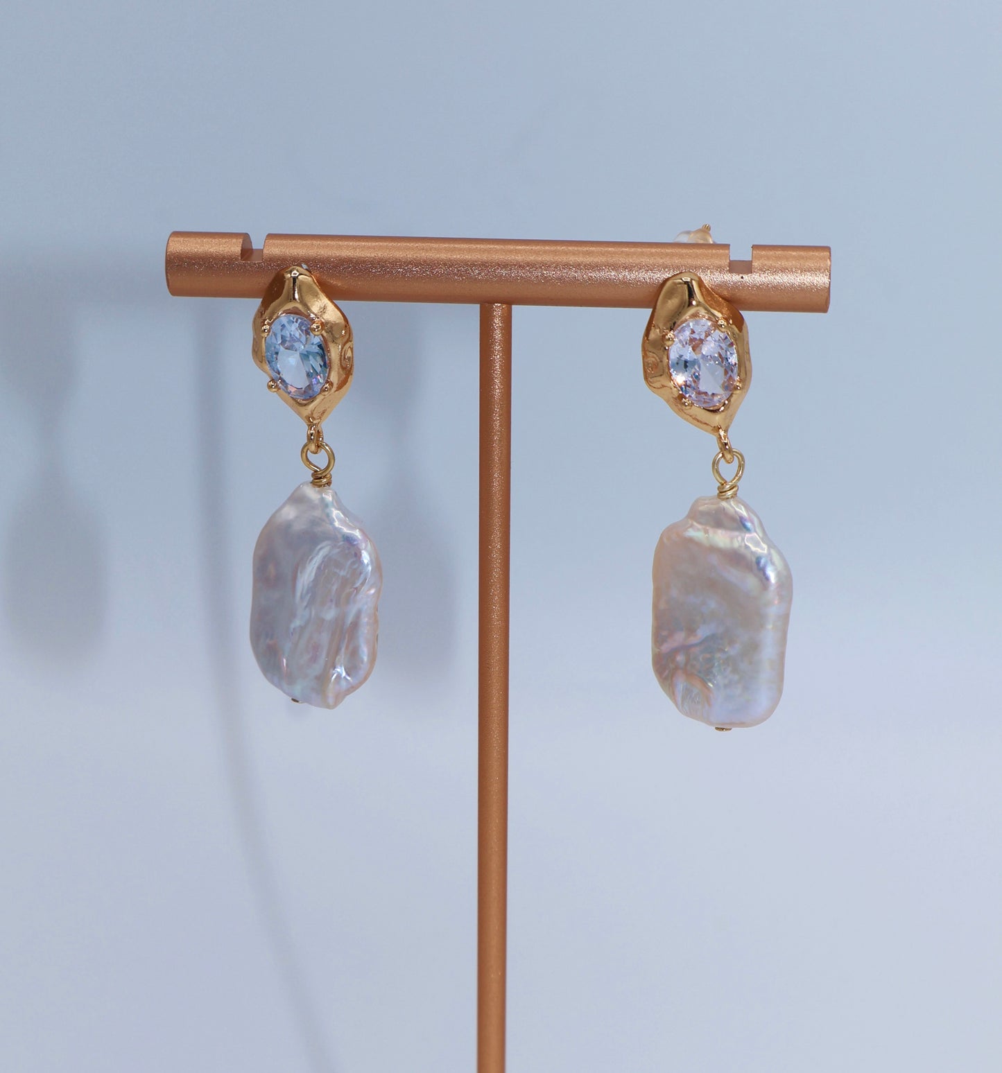Lakshmi Freshwater Pearl Drop Earrings