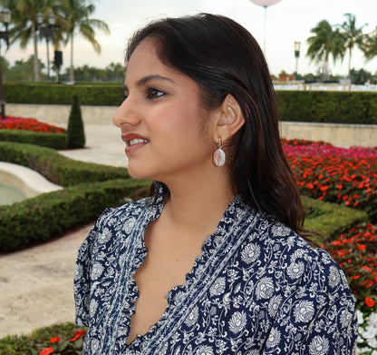 Saraswati Freshwater Baroque Pearl Earrings