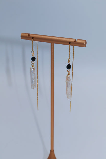 Cleo Baroque Pearl Drop Earrings