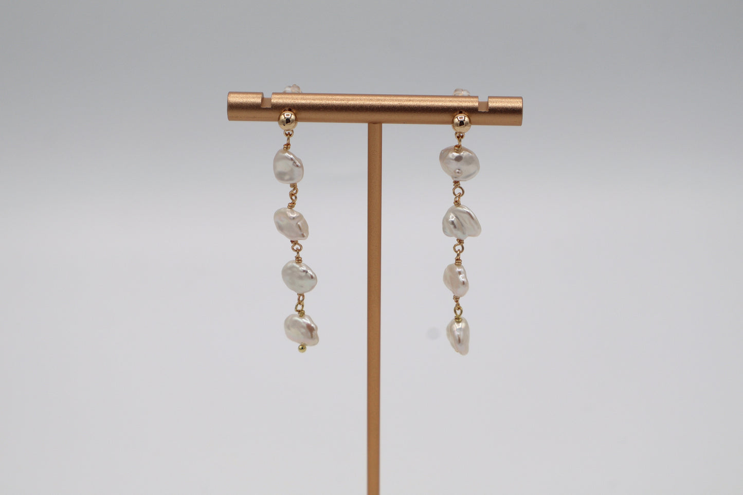 Aurora Keshi Pearl Baroque Dangle Earrings