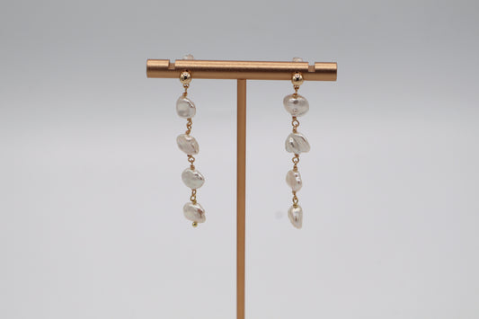 Aurora Keshi Pearl Baroque Dangle Earrings