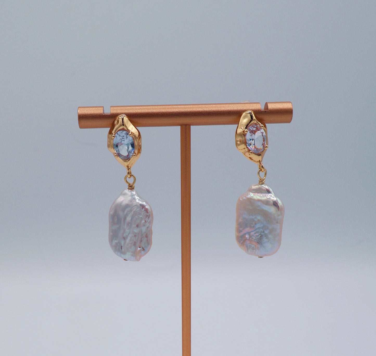 Lakshmi Freshwater Pearl Drop Earrings