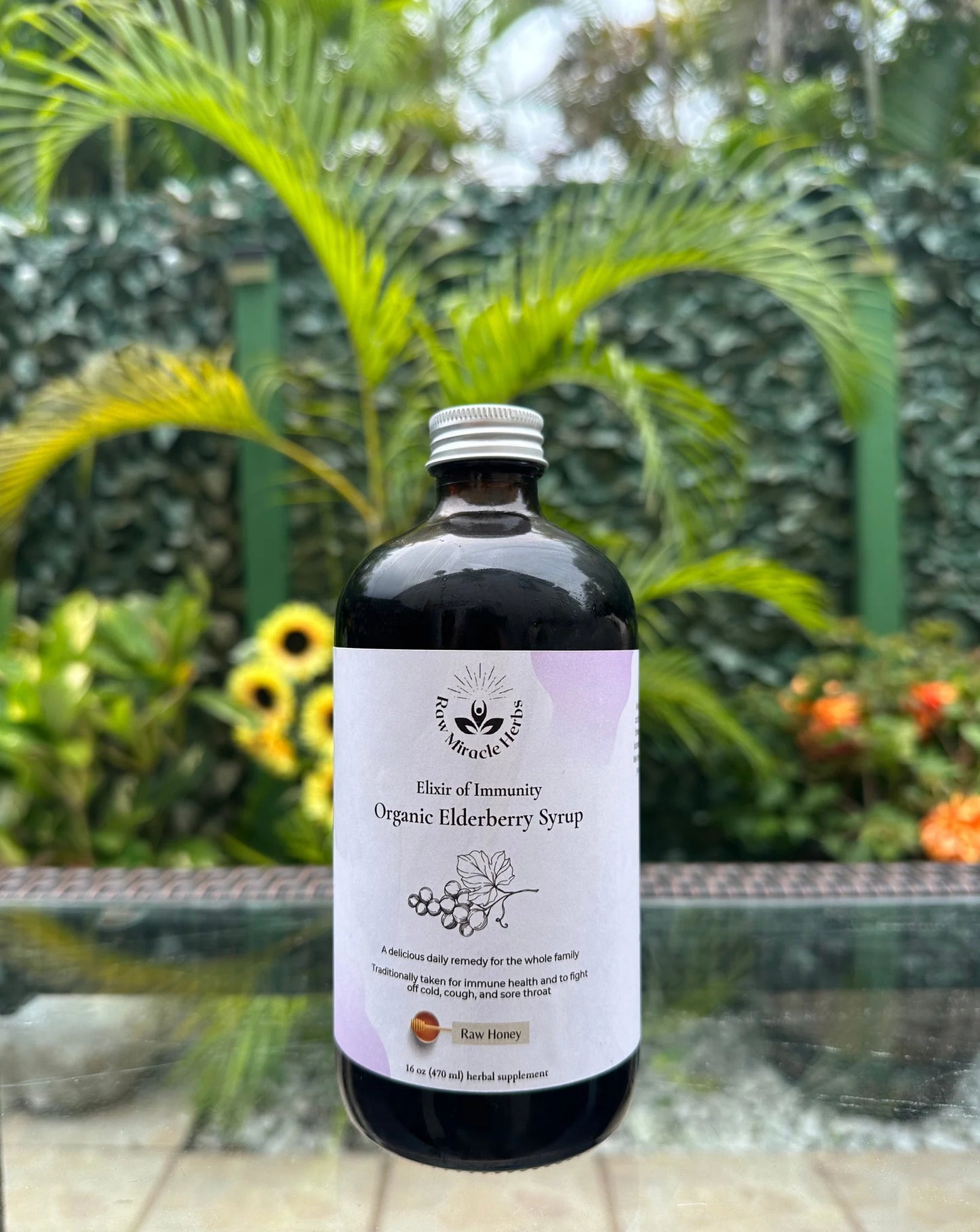 Organic Elderberry Elixir 16oz